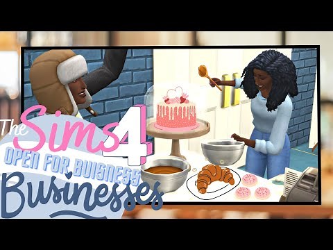 How to run a REAL DEAL 🧁BAKERY / CAFE ☕ in the Sims 4 | Live in Buisness MOD | 🧡 Ep. 1
