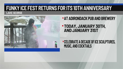 Funky Ice Fest returns to Lake George for 10th year