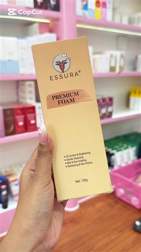 泡沫洗面乳ជួយសម្អាតធូលីដី និងបន្សាបប្រេងលើស