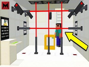 【独播】【Unspeakable Gaming我的世界游戏动画】菜鸟逃最安全的堡垒 Noob Escapes the Most Secure Base!