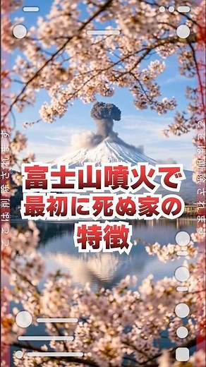 富士山噴火で「最初に死ぬ家」の特徴 #富士山噴火 #サバイバル術 #雑学