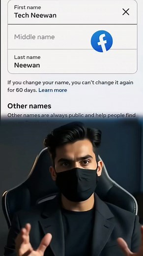 Facebook account Name Change #foryou #trending #creatorsearchinsights #tiktok | Faraz Says