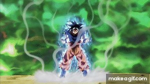 DBS Ep 114-116 Goku vs Kefla(Caulifla and Kale) 4k AI Upscaled 48 fps on Make a GIF