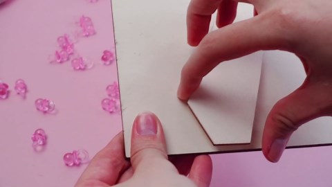 Roowest 51 Pcs Pacifier Hunt Baby Shower Game, Include Wooden Hunt Sign Bear Themed Baby Shower Sign Board with 50 Acrylic Pacifier Game for Gender Reveal Party(Pink)