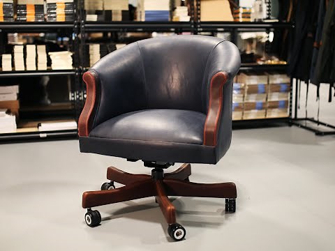 How To Make A Leather Swivel Chair - A tutorial