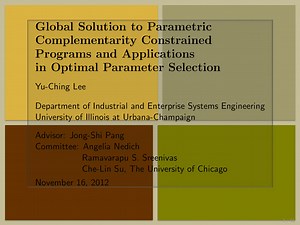 Global Solution to Parametric Complementarity Constrained Programs and Applications in Optimal Parameter Selection