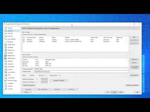 Getting Started: Using Cogent DataHub with OPC UA Clients