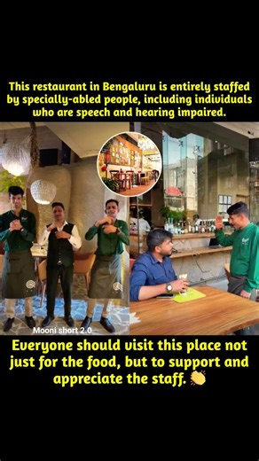 Bengaluru Restaurant Run by Specially-Abled Staff Inspires Visitors ❤️
