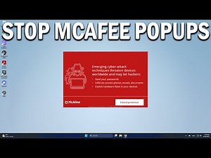 How To Stop McAfee Popups - Easy Fix