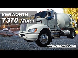 Small Kenworth T370 4 Yard Mixer Truck