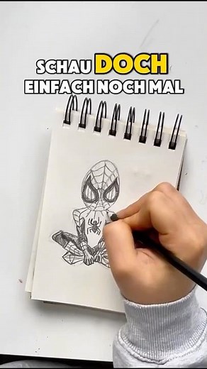 Spiderman zeichnen lernen für Anfänger 🕷️ #spider #spiderman #zeichnenlernen #zeichnen #film