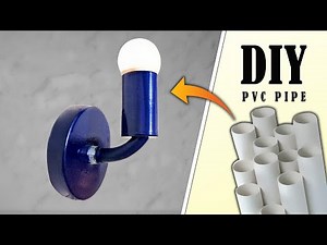 PVC PIPE craft ideas home | Unique craft ideas | Home decorating ideas light | PVC Crafting Ideas