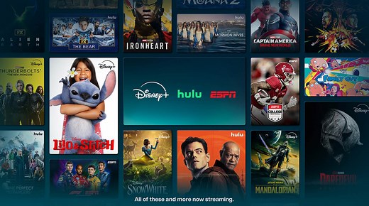 Disney , Hulu & ESPN included for Customers