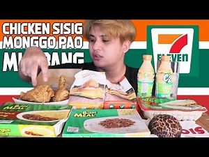 7 ELEVEN MUKBANG 2020 | NEW CHICKEN SISIG BUSOG MEAL MONGGO PAO | Vlog #179