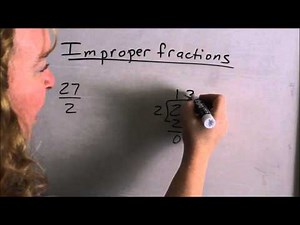 Review - Mixed Numbers & Improper Fractions