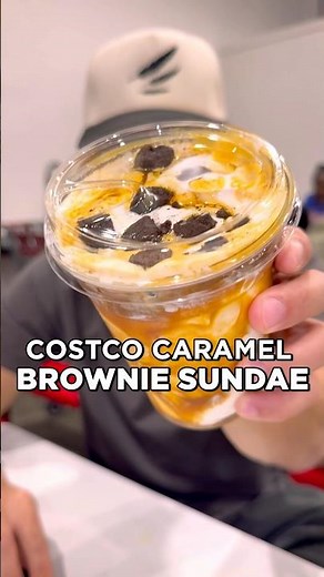 Rating the NEW Caramel Brownie Sundae from Costco