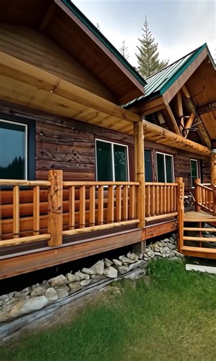 Finally, a One-Story Log Home Ranch Style That Has It All for an Unbelievable Price of $40,000! | Affordable Log Cabins