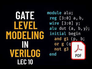 gate level modeling | digital circuit design using logic gates