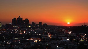 Los Angeles Sunset Time Lapse Stock Footage SBV-308374607 - Storyblocks