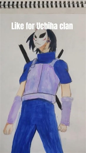 Uchiha clan drawing 🤫🥶🤫🥶 #animeart #drawing
