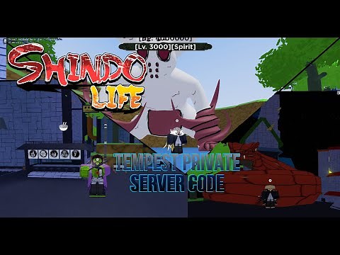 Tempest Private Server Codes Shindo Life Roblox | Tempest Village Private Servers