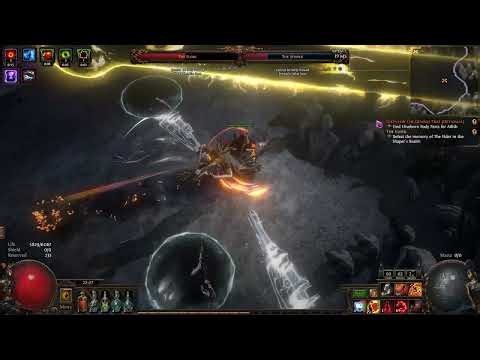 Path of Exile - RoOoBerT - Keepers HC SSF - Spectral Shield Throw Gladiator - Uber Elder