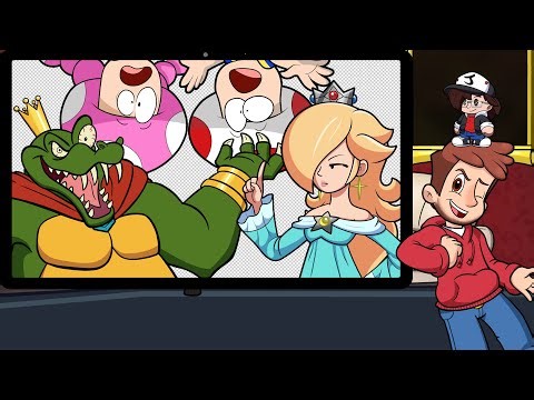 🌟Rosalina/King K. Rool/Toad/Toadette Art Stream!🍄