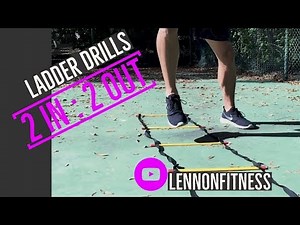 How to do agility ladder drills: 2 in-2 out