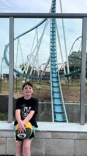 Roller coasters #carowinds #trip #fyp #nc #sc | carowinds