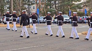 14 reactions | If you checked out this week's Scenes from Between the Shelves this morning, you may have noticed that the U.S. Marine Corp Silent Drill Platoon stopped by Centreville Regional Library last week to perform a demonstration. This was such an amazing display that we thought more people should get to see it! Check out this video of the performance below and help us thank the Platoon for sharing this special presentation with our community. | Fairfax County Public Library | Facebook