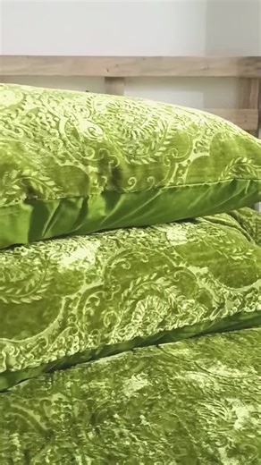 Green Damask Burnout Velvet Duvet Cover, Boho Bedding Comforter Donna Cover, King Queen Full Twin Sizes, Soft Comforter Cover - Etsy