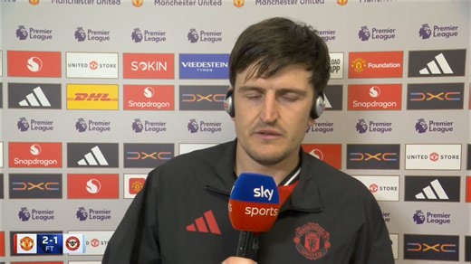 "Everyone's believed in it" 💪Harry Maguire says Manchester United can still 'get a lot better at this formation.'