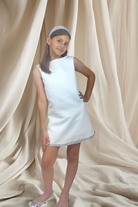Handmade White Cotton Party Dress: Girls Birthday Outfit - Etsy