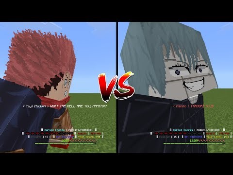 Yuji Awakened (Rage) Vs Mahito (Player) In Jujutsu Kaisen Minecraft | Jujutsu Awakening
