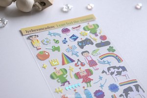 Katamari Shiny Holographic Sticker Sheet | Waterproof - Etsy