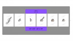 Digital Wall Art Using a Beautiful STOIC Font for the Upper Case and Lower Case Alphabet. - Etsy Australia