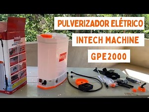 INTECH MACHINE GPE2000 BATTERY-POWERED ELECTRIC SPRAYER | REVIEW AND ASSEMBLY | SHOWING THE NOZZLES