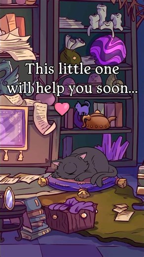 Meet your magical cat companion in this Hidden Object Game 😺🔍#cozygame #indiegame #cute #cat