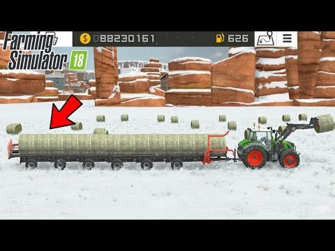 🌨️ Farming Simulator 18 WINTER MOD ❄️ Making Grass Dry & Feeding Cows 🐄 | Realistic Farming 🚜🔥
