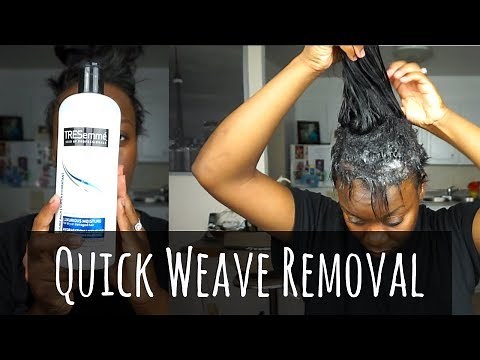 EASY Quick Weave Removal!