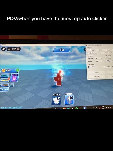 When you have the most op auto clicker