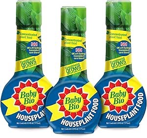 Baby Bio Houseplant Food, Concentrate, 5.9 Oz (3-Pack)