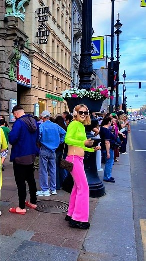 Crazy Beautiful Russian Girl 😍🇷🇺 | St. Petersburg Street Dance #shorts