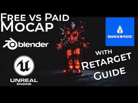Free Motion Capture With QuickMagic In Blender & Unreal Engine