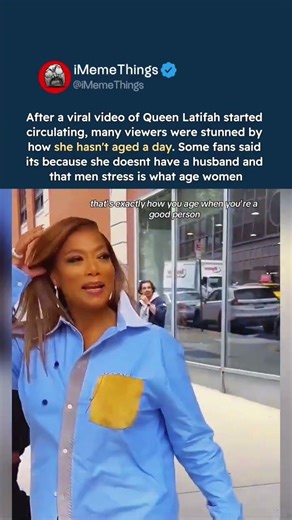 queen latifah stuns fans with ageless look in new viral video #queenlatifah