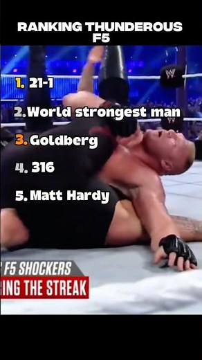 Most Devastating F5s Ever! 🔥 | Top 5 Moments