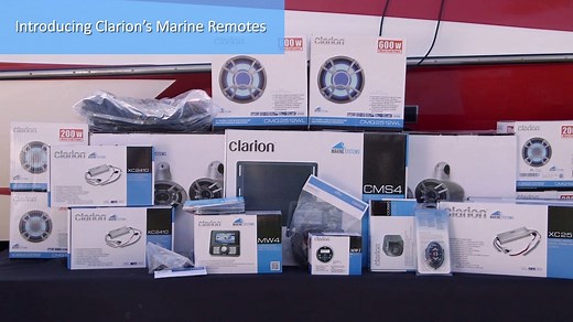 Control your tunes from different areas of your boat with Clarion Marine’s wired remotes! | Clarion Marine