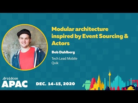 Modular architecture inspired by Event Sourcing & Actors