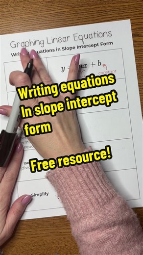 Convert Equations into Slope Intercept Form Easily