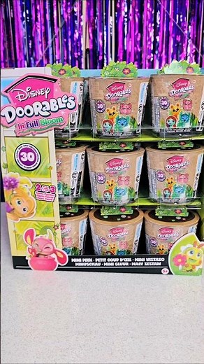 part 1 Unboxing a full case of Disney Doorables In Full Bloom collection 🪴